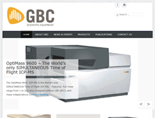 Tablet Screenshot of gbcsci.com